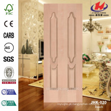 JHK-020 Barato pele porta MDF folheado pinho usado na porta exterior porta painel extra